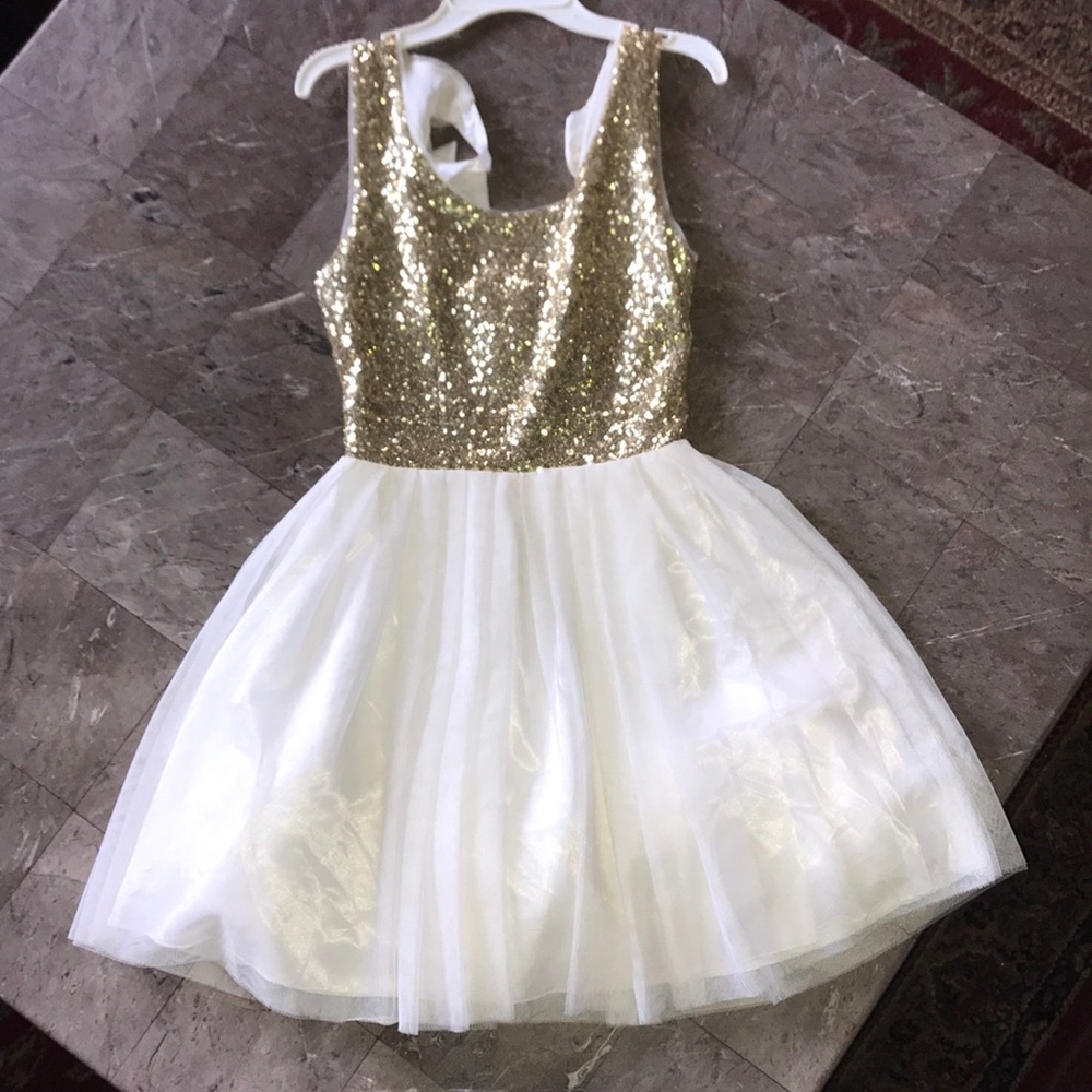 GOLD PARTY DRESS ✨ juniors
